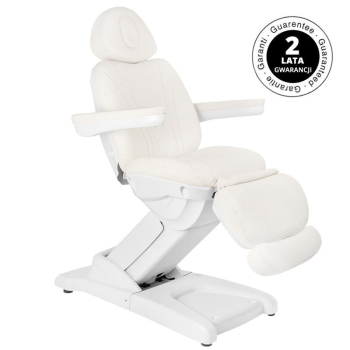ActivShop FOTEL KOSMETYCZNY ELEKTR. AZZURRO 872 4 SILN. BIAŁY